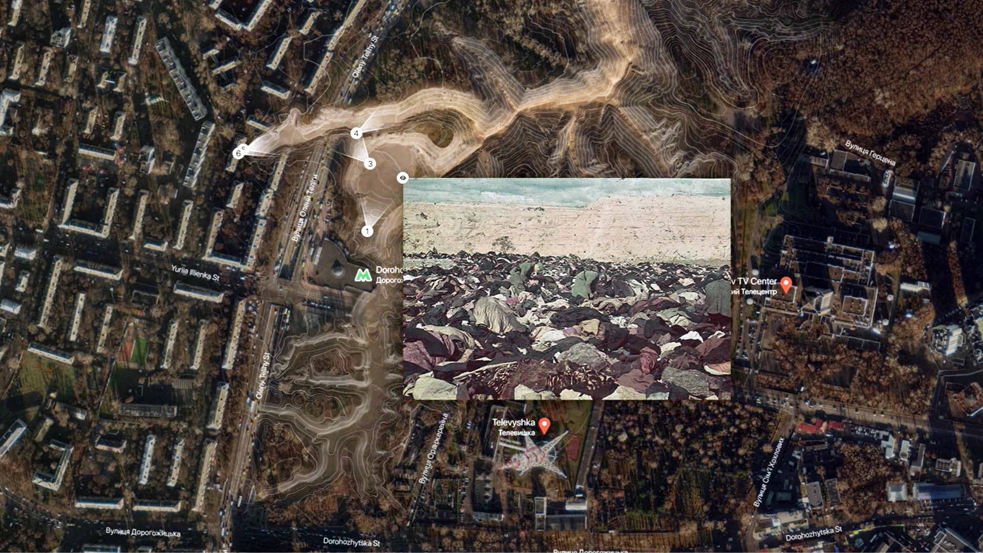 Babyn Yar Spatial Reconstruction project visualization